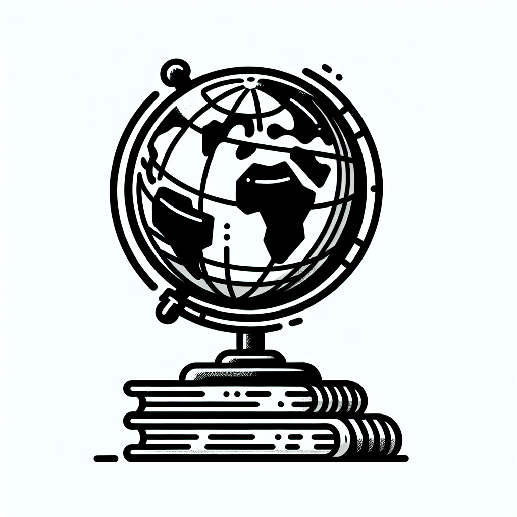 Classroom Globe coloring page