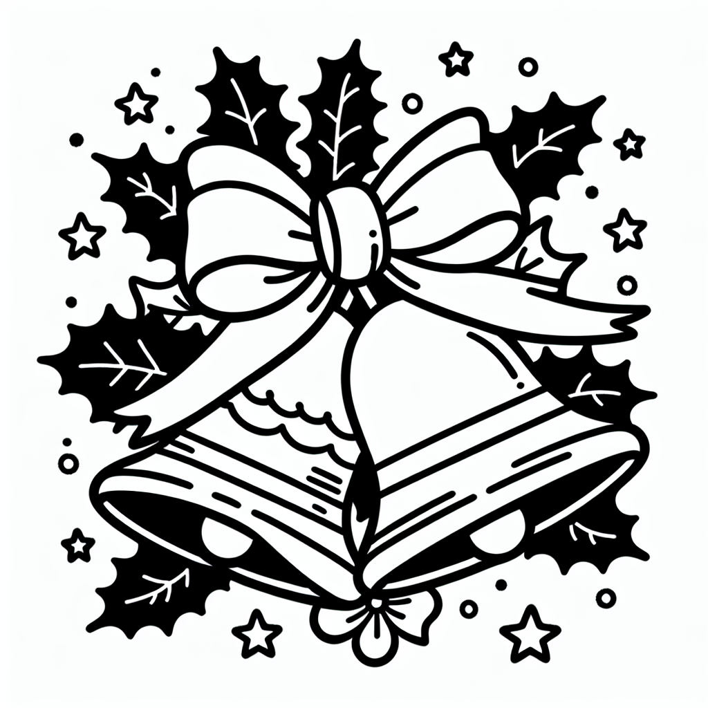 Christmas Bells coloring page