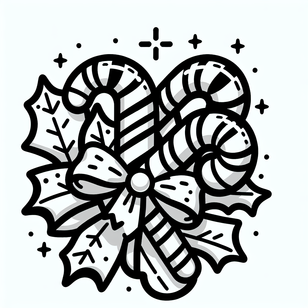 Candy Cane coloring page