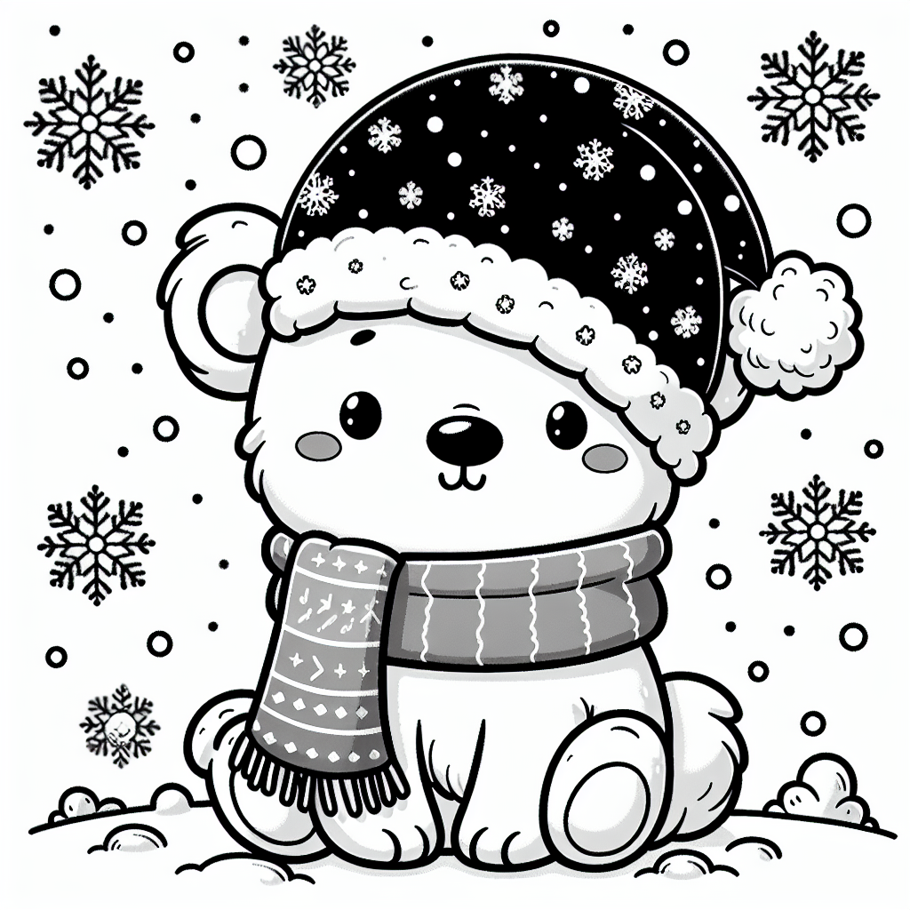 Polar Bear coloring page