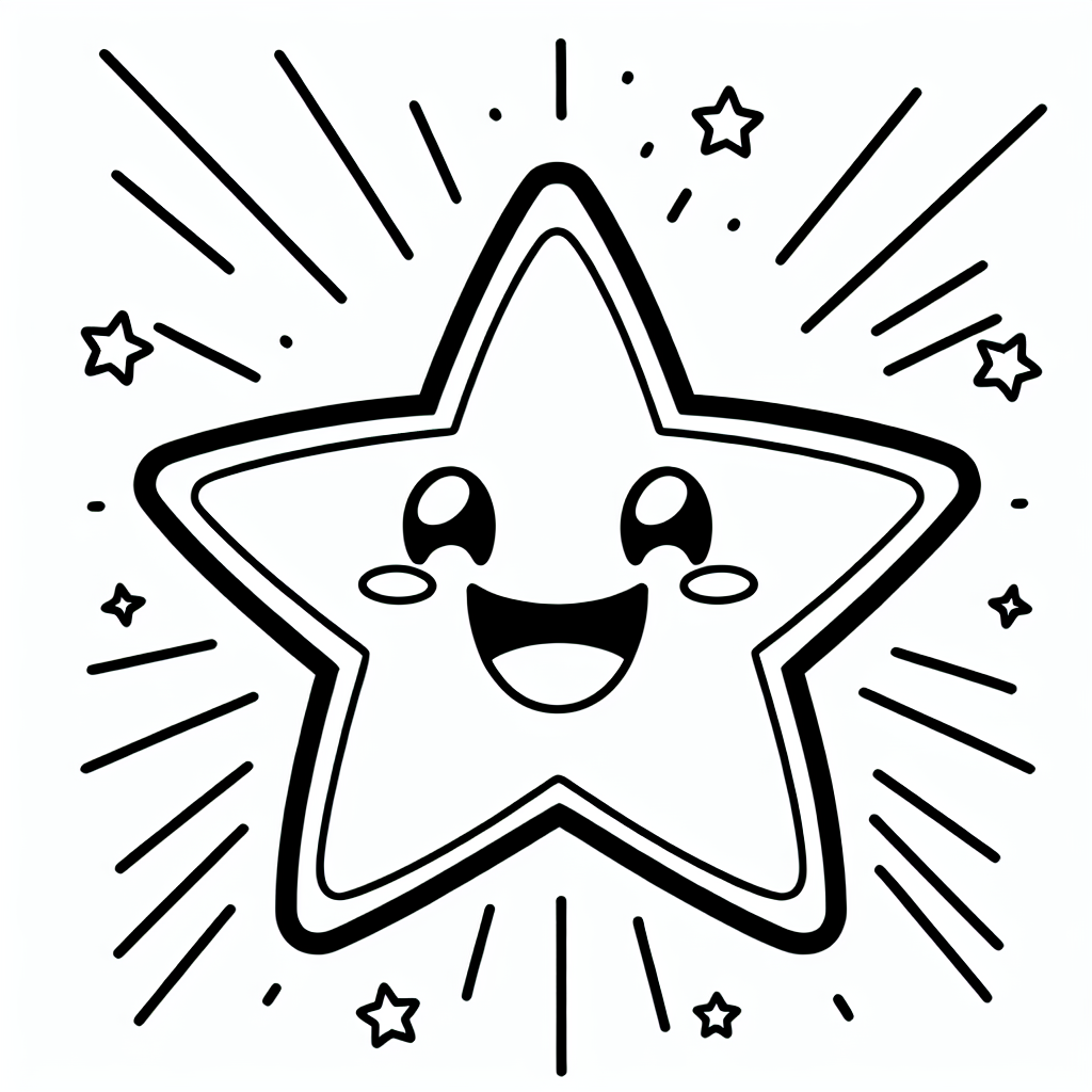 Christmas Star coloring page