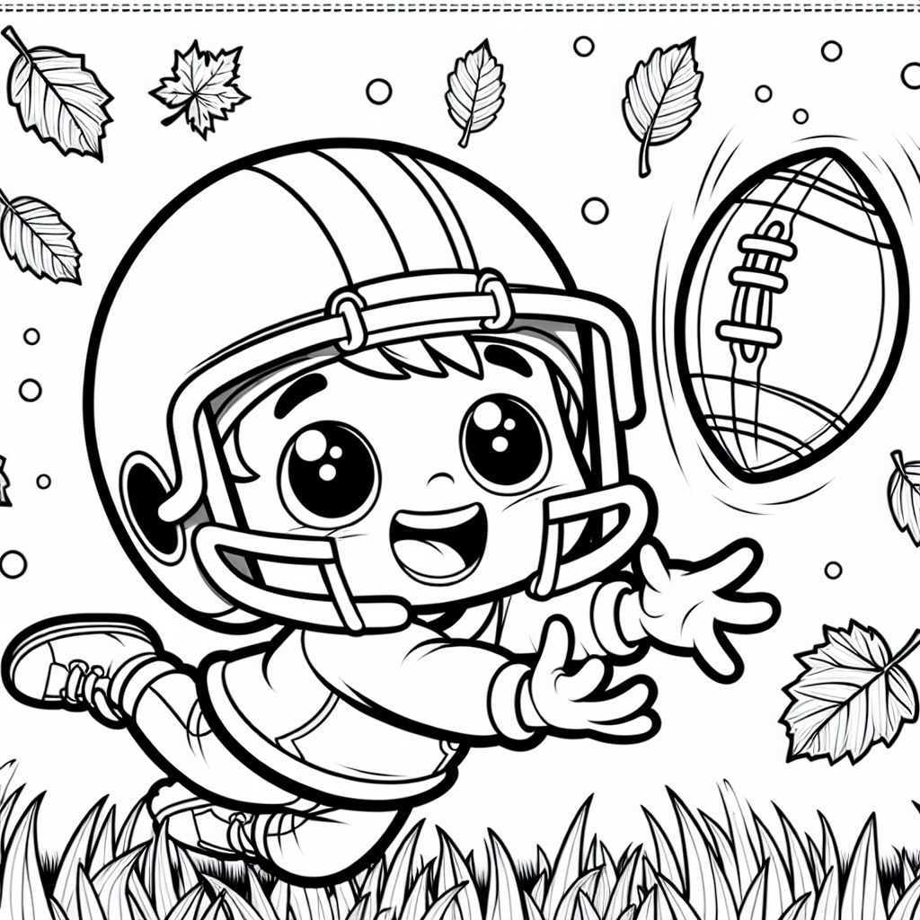 Football Fun coloring page