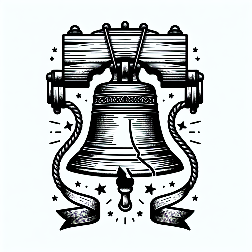 Liberty Bell coloring page