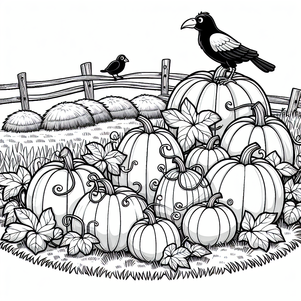Pumpkin Patch coloring page
