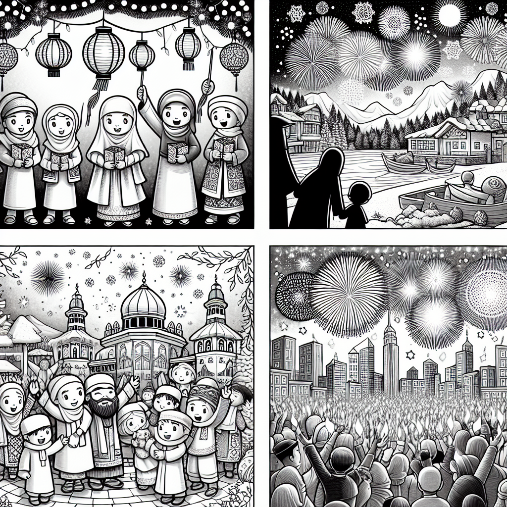 Celebrations Worldwide coloring page