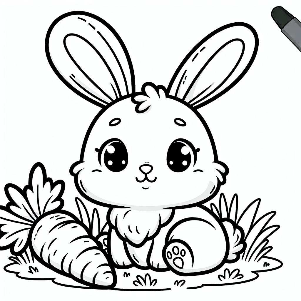 Baby Bunny coloring page
